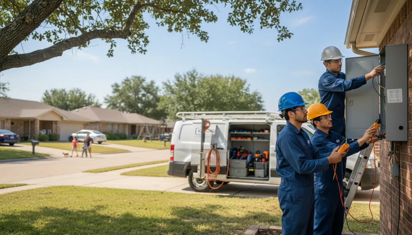 Certified electrician providing emergency electrical services in Rohwer, AR